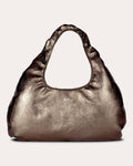 Medium Cloud Metallic-Leather Shoulder Bag