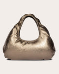 Micro Cloud Metallic-Leather Tote