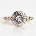 Vintage Star Compass Ring