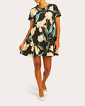 Cecily Reversible Stretch-Crepe Mini Dress