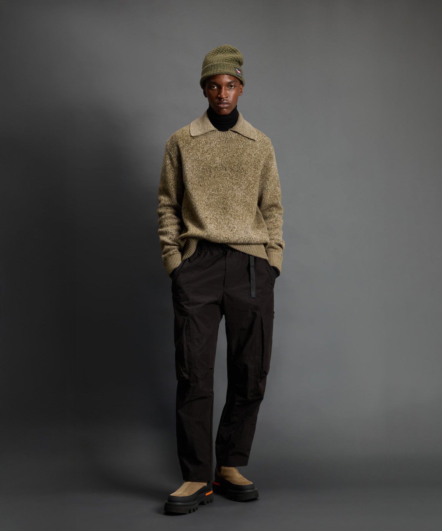 Todd Snyder x Woolrich Ram Collared Crewneck Sweater
