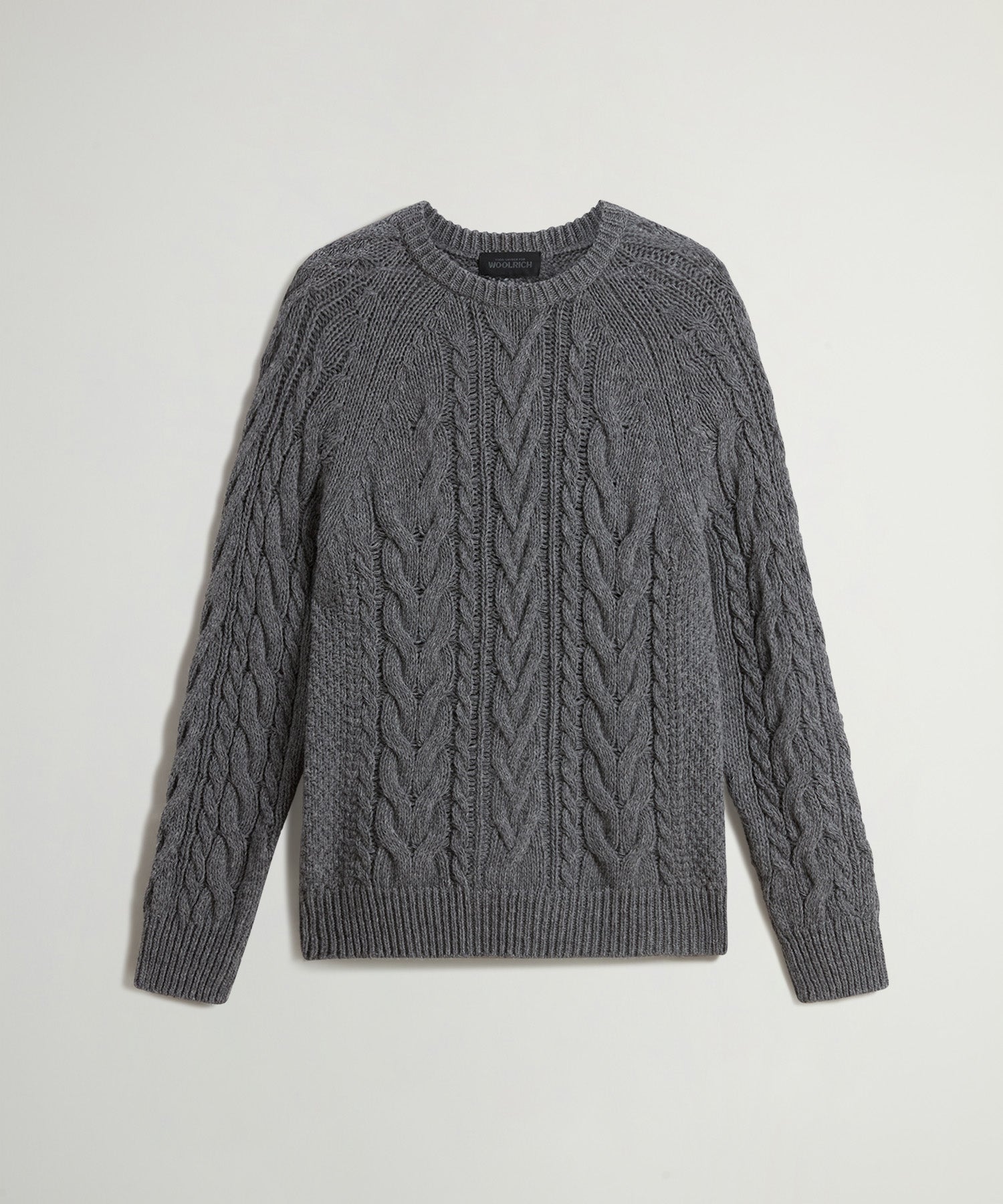 Todd Snyder x Woolrich Mouliné Cable Knit Crewneck