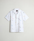 Todd Snyder x Woolrich Embroidered Camp Collar Shirt