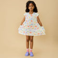 KIDLY by MORI Print Cotton Dress