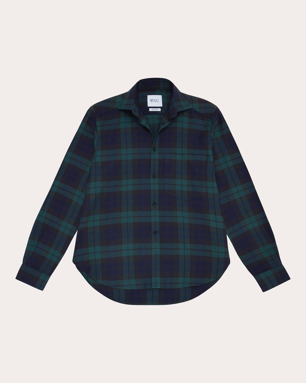 The Classic Brushed Cotton-Wool Plaid  Shirt