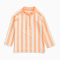 KIDLY by MORI Rash Vest - Orange Stripe