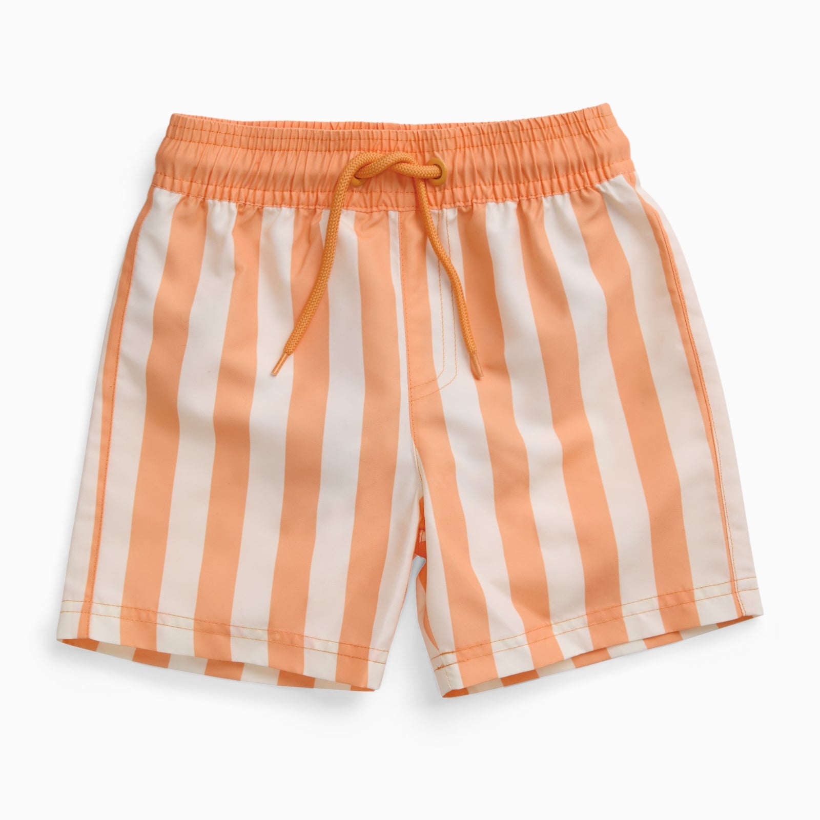 KIDLY by MORI Swim Shorts - Orange Stripe