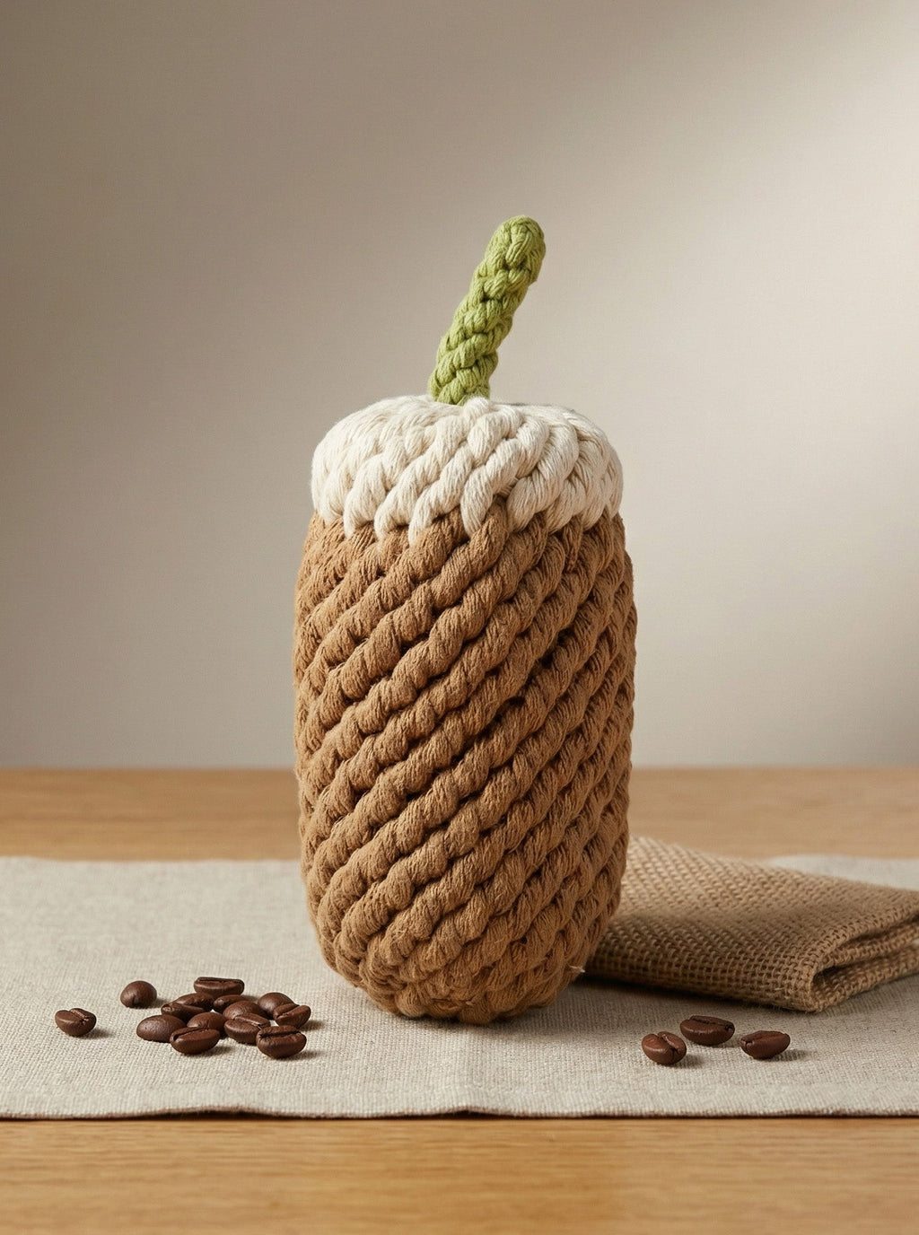 COFFEE ROPE DOG TOY