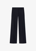 Pantalon droit à plis