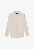 Blouse rayée col à volant