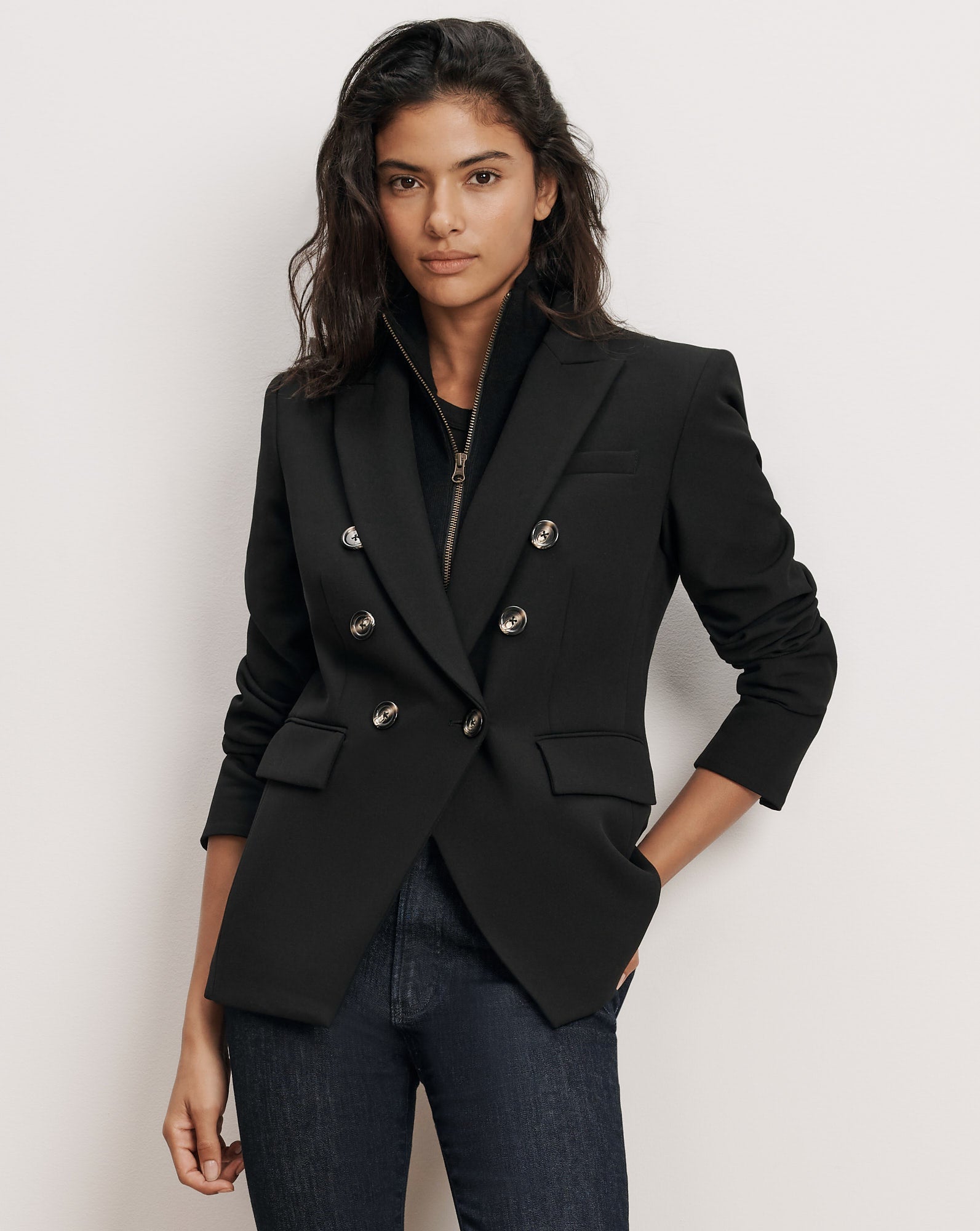 Uptown Merino Wool-Cashmere Dickey