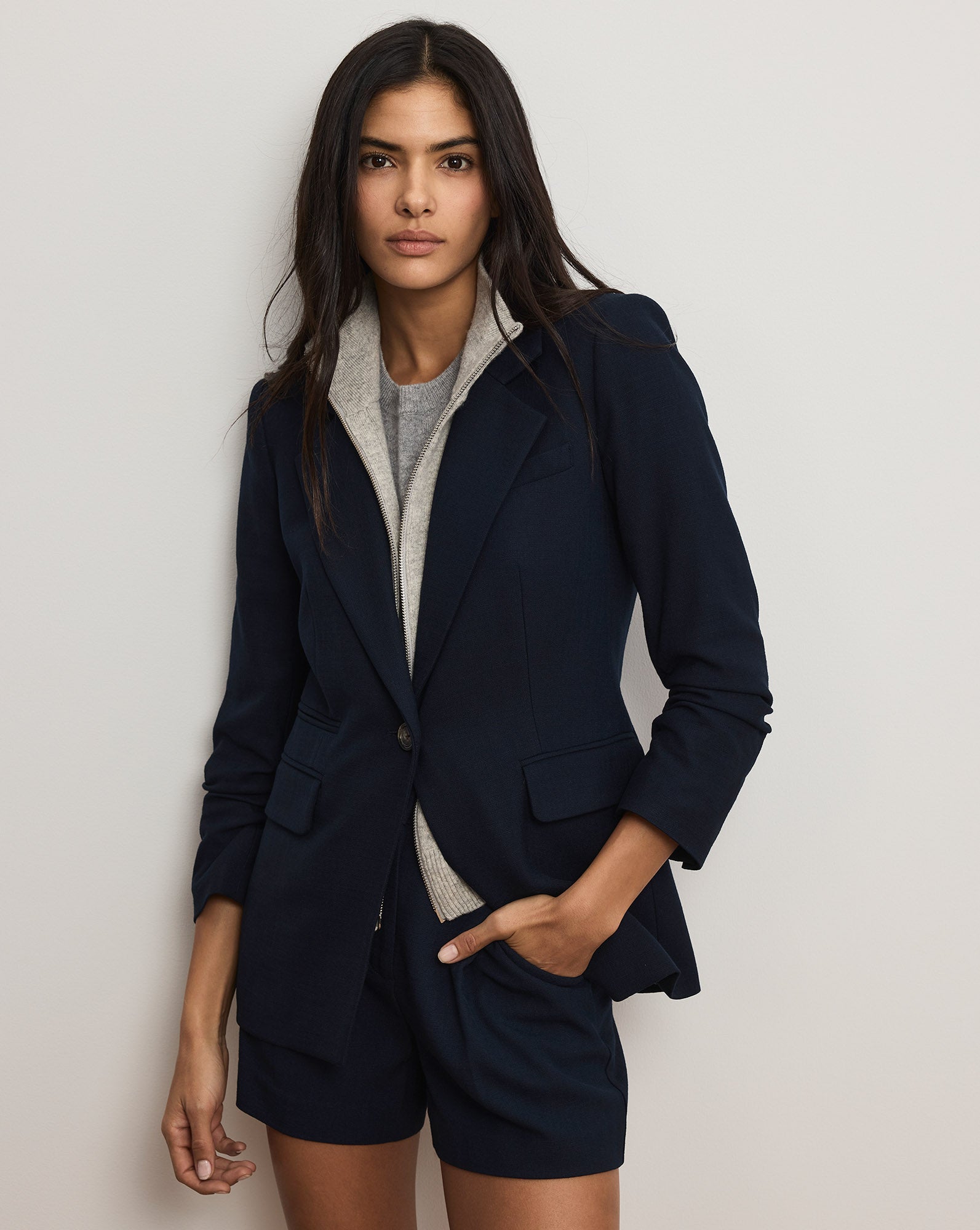Uptown Merino Wool-Cashmere Dickey