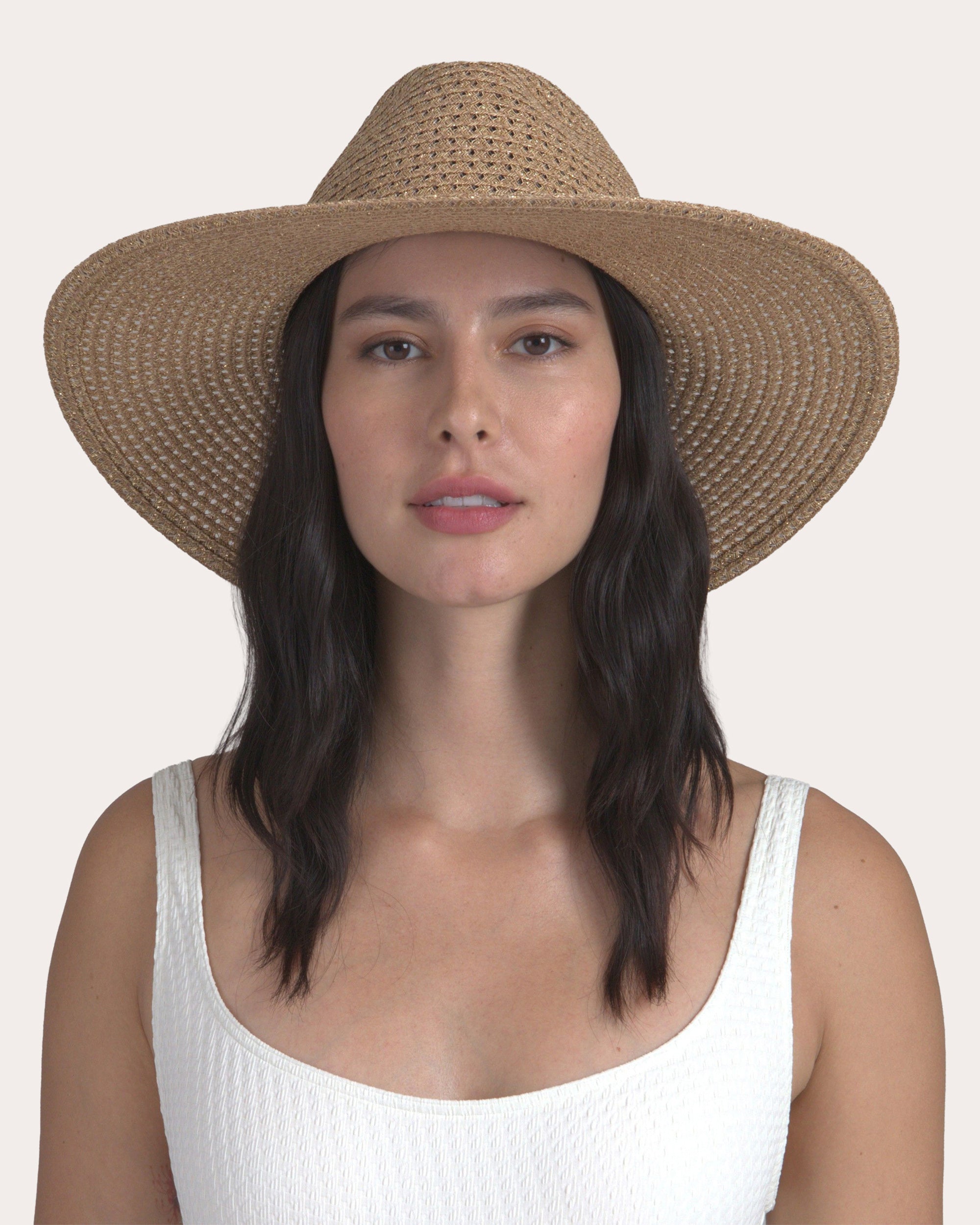 Emmanuelle Woven Toyo Fedora