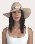 Emmanuelle Grosgrain Ribbon Hemp Fedora