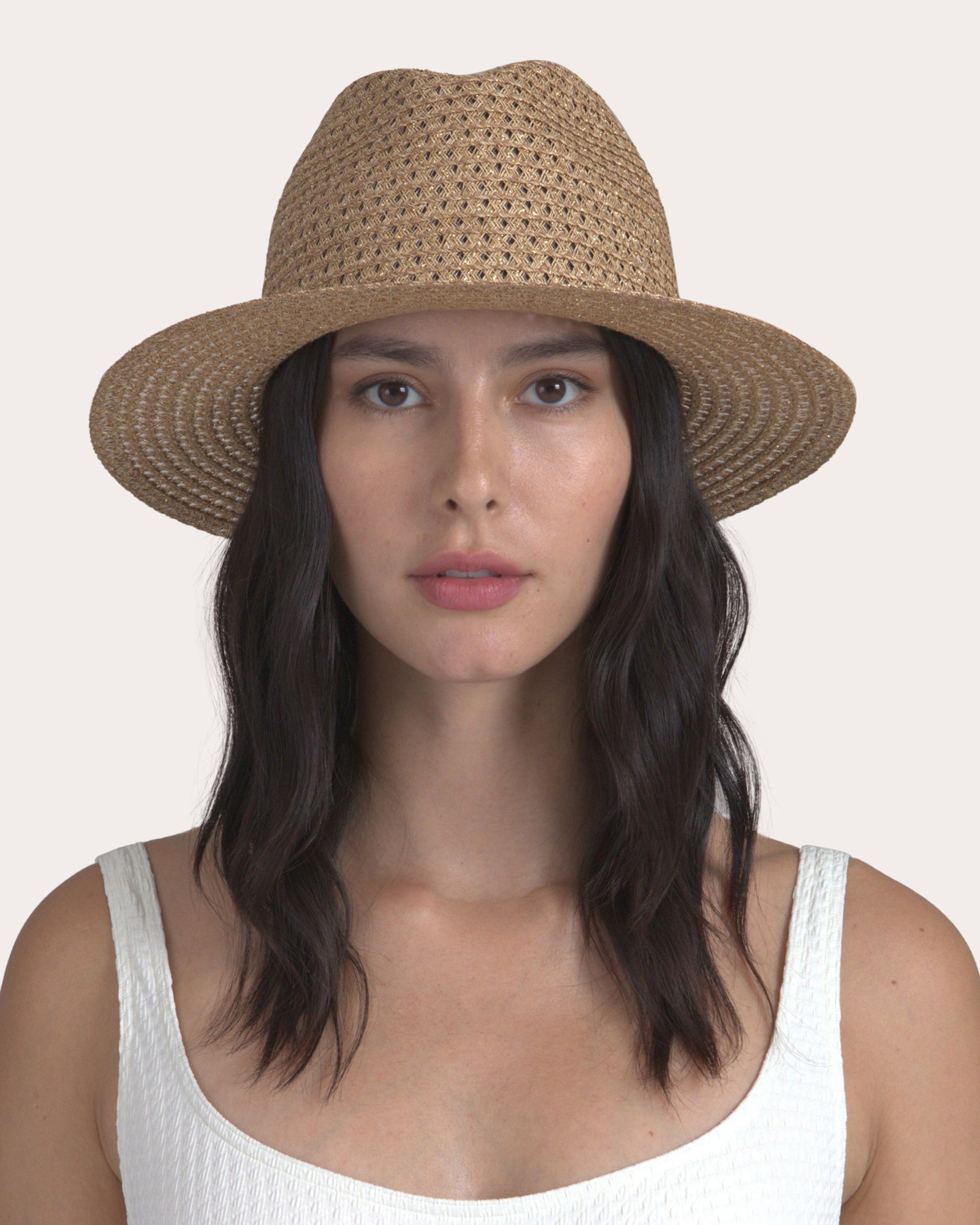 Lillian Woven Toyo Fedora