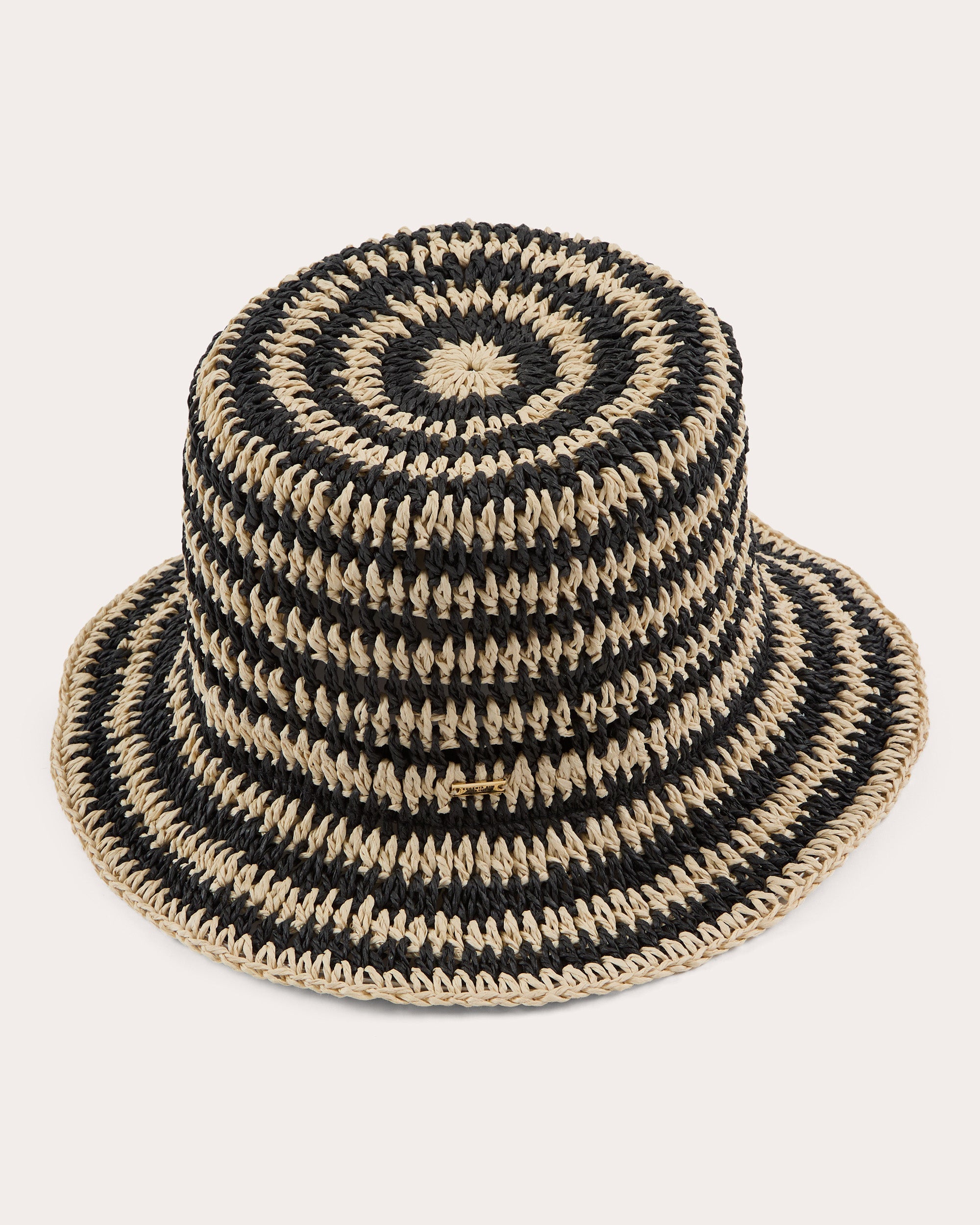 Jonah Crocheted Stripe Bucket Hat