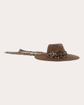 Cassidy Satin Scarf Hemp Fedora