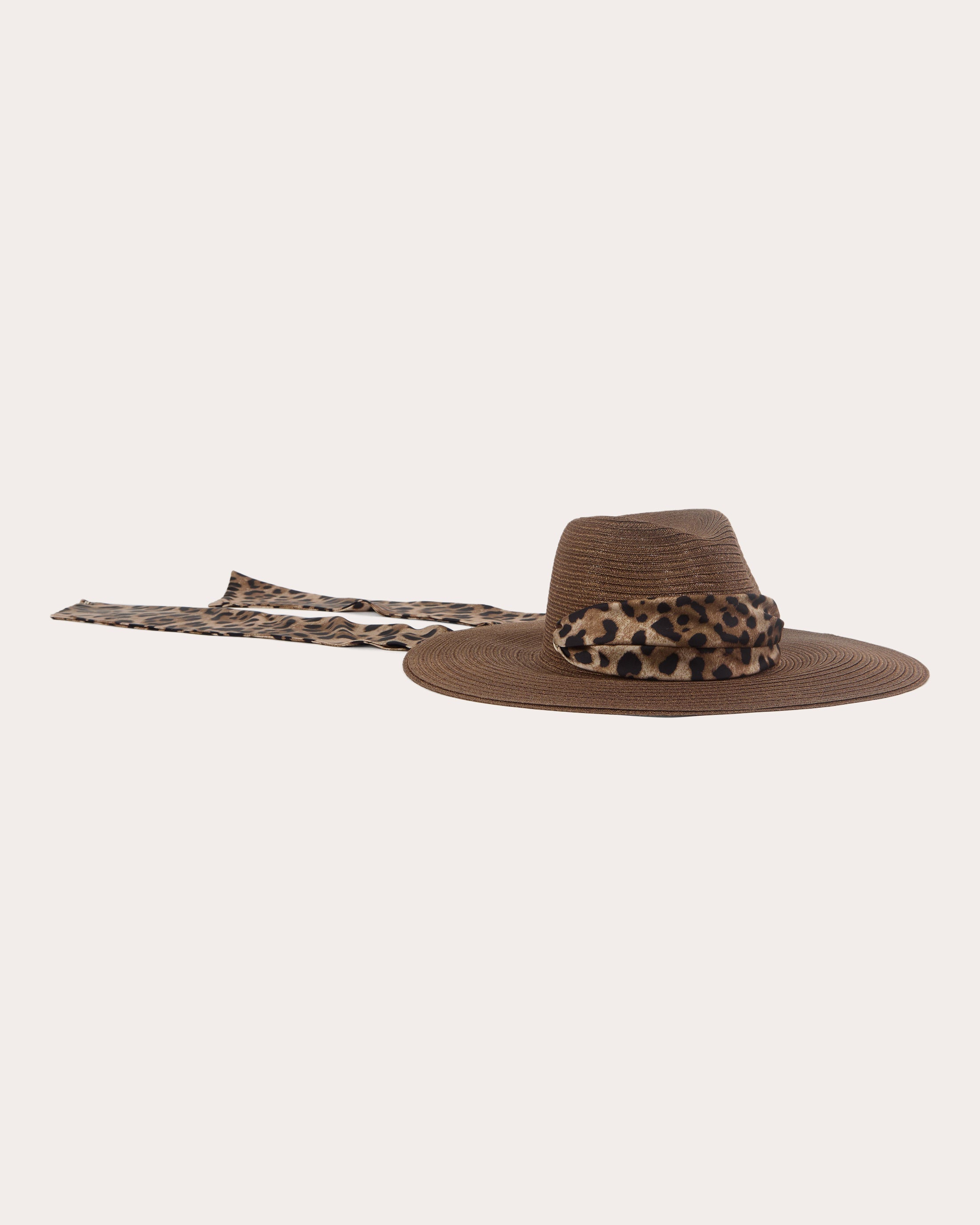 Cassidy Satin Scarf Hemp Fedora