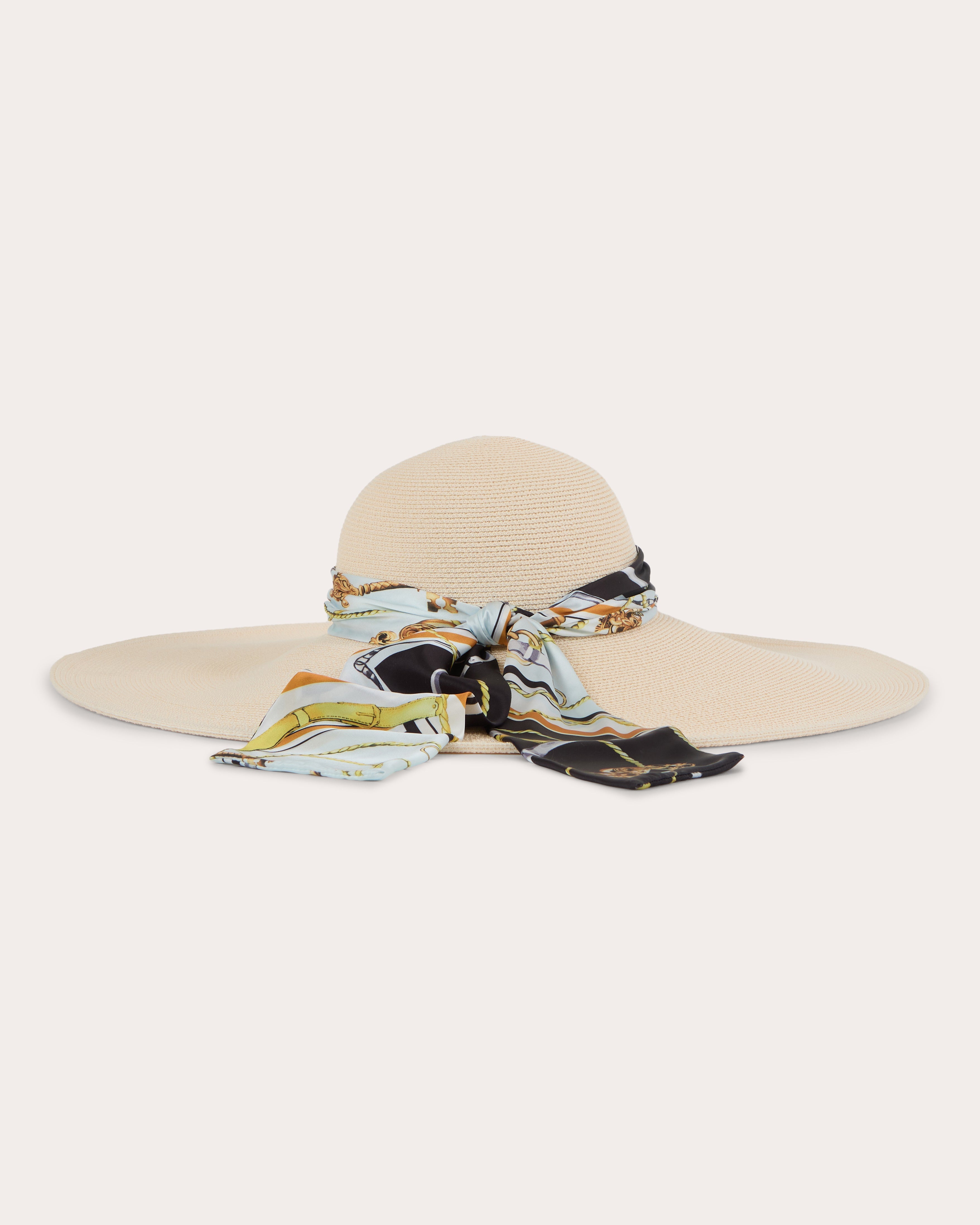 Sunny Satin Scarf Toyo Oversized Sun Hat