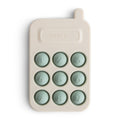 Mushie Phone Press Toy - Cambridge Blue