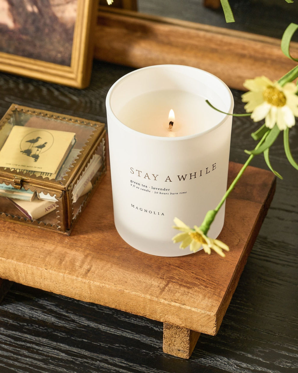 Magnolia Stay a While Candle