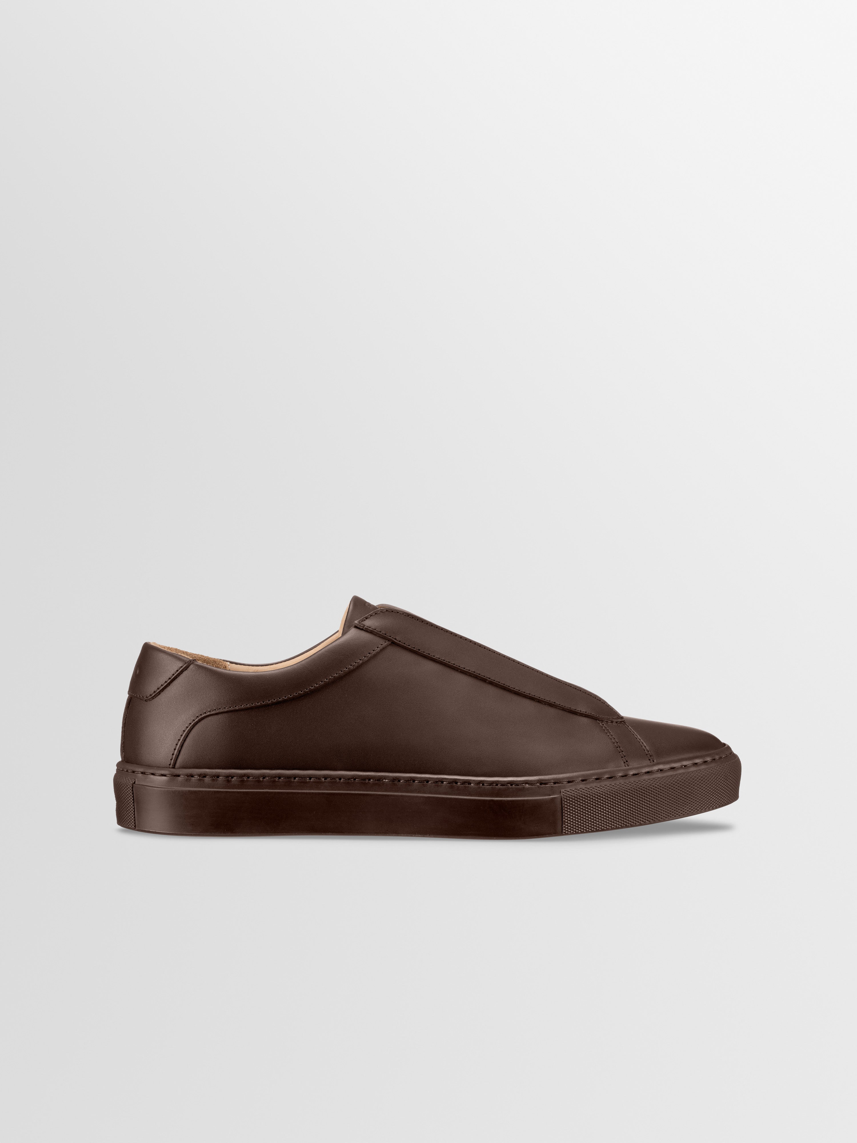 Capri X Leather Sneaker in Mocha