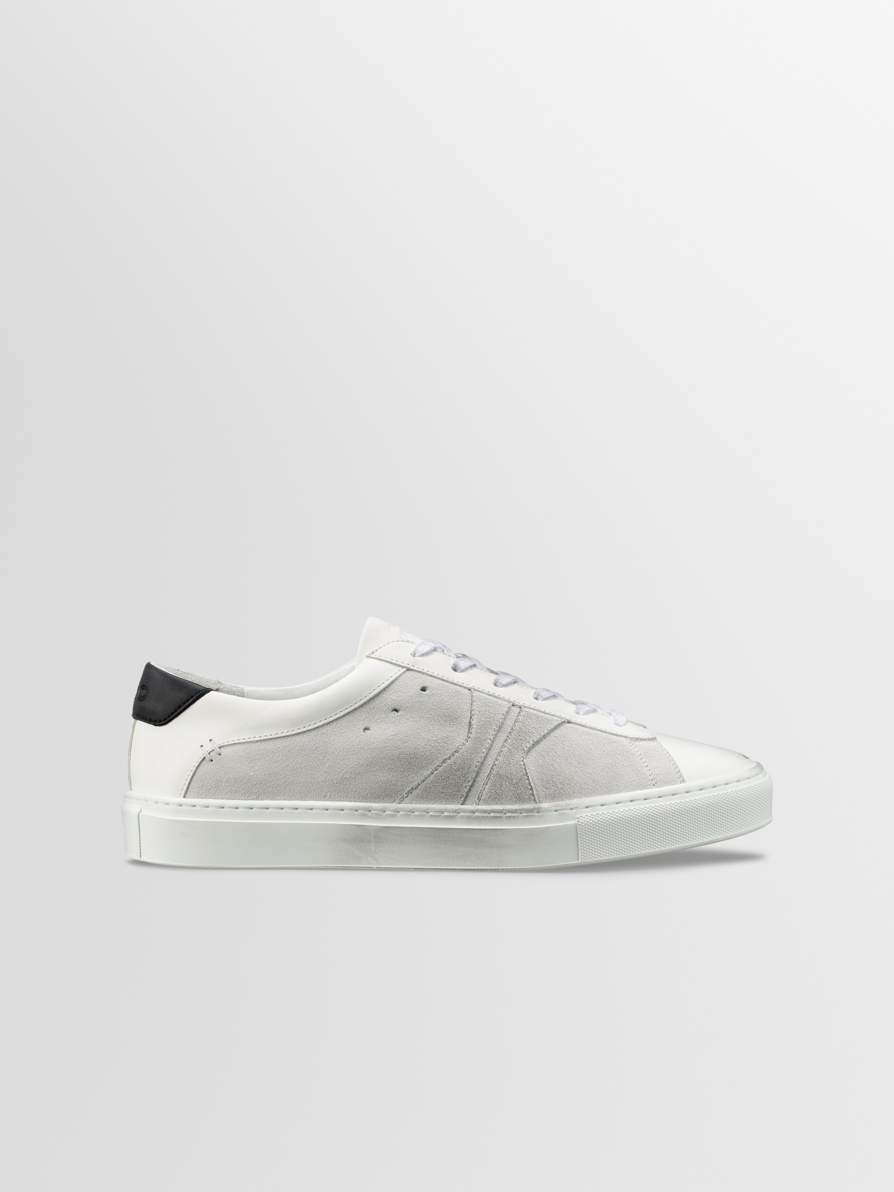 Capri Distressed Leather & Suede Sneaker in Atmosphere