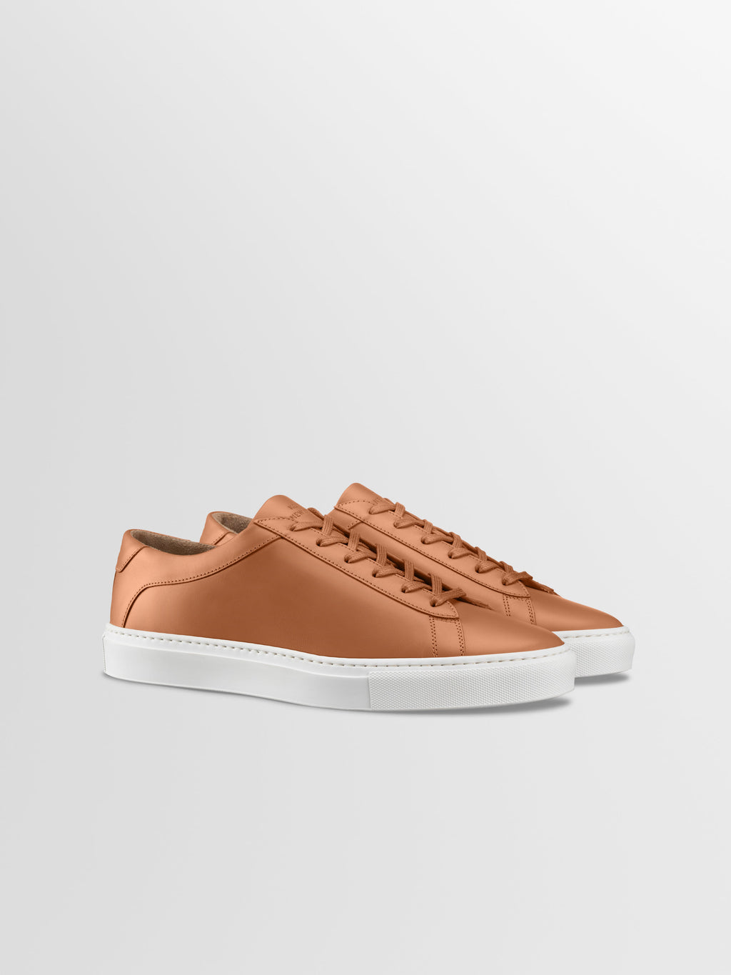 Capri Leather Sneaker in Castagna