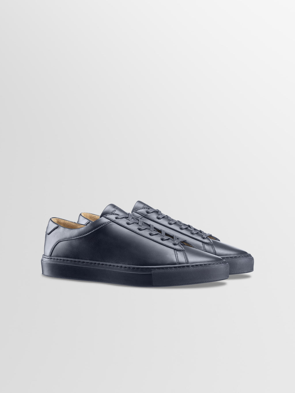 Capri Leather Sneaker in Space