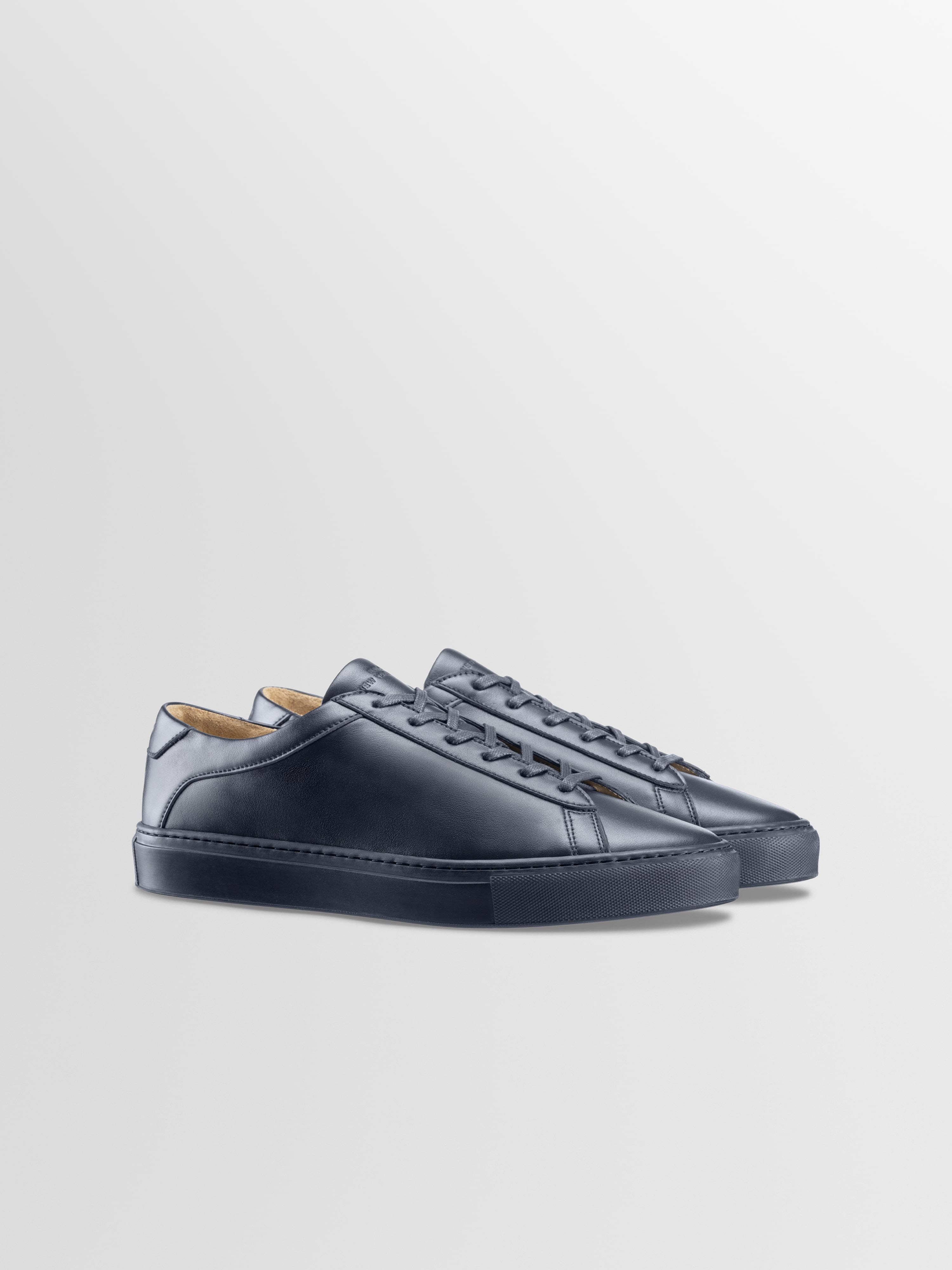 Capri Leather Sneaker in Space