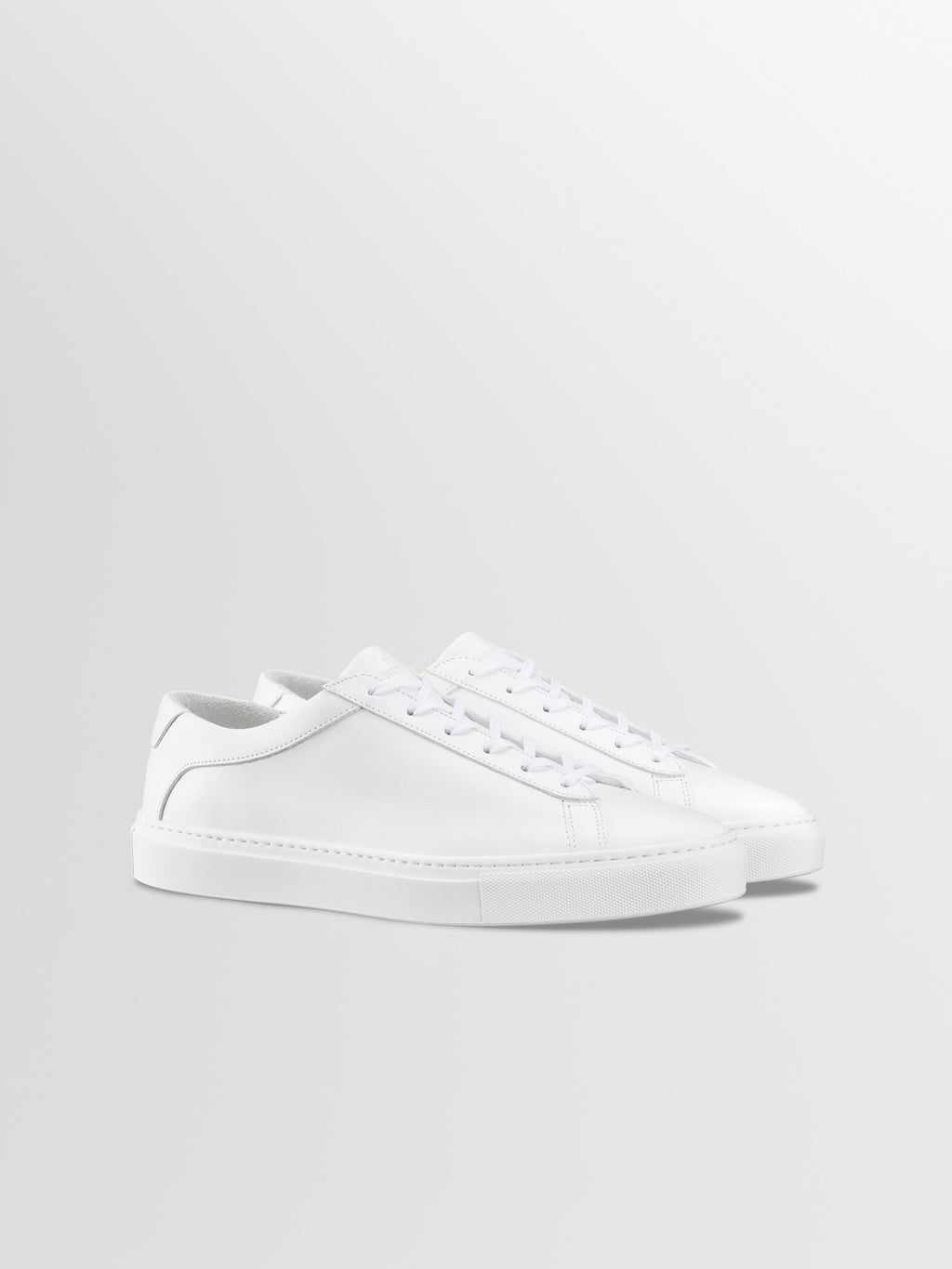 Capri Leather Sneaker in Triple White