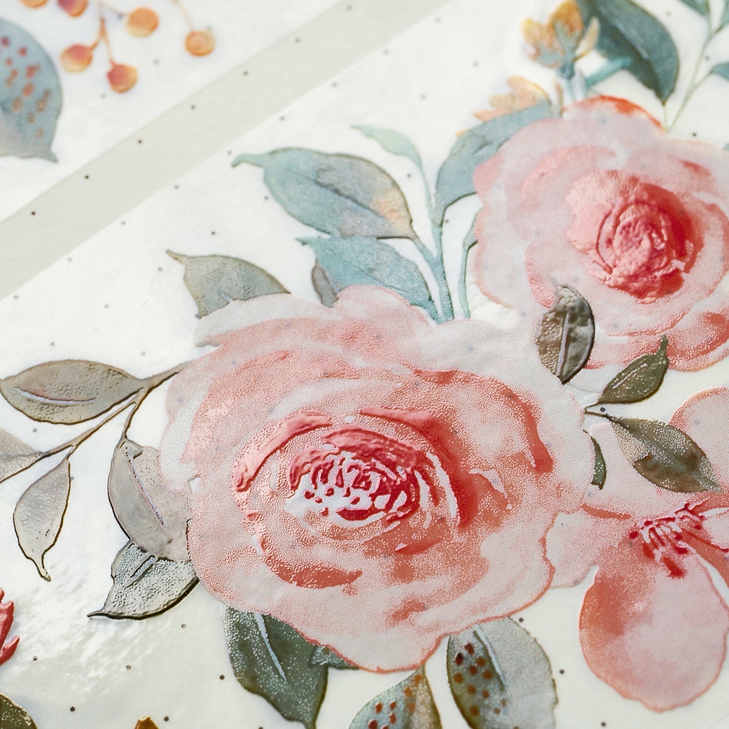 Flower Corridor Wide Washi / PET Tape