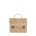 Rattan Casa Clutch - Straw