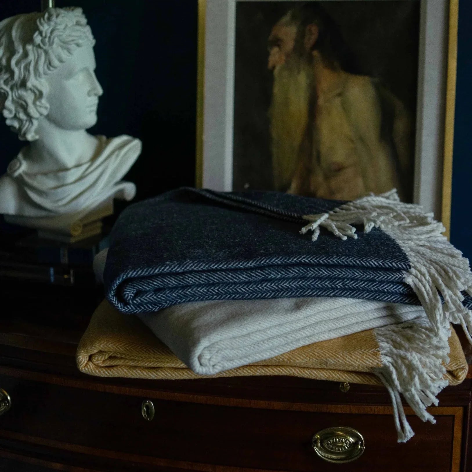 Cotton Herringbone Throws