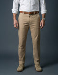 Cashmere Finish Twill Chino - Cider