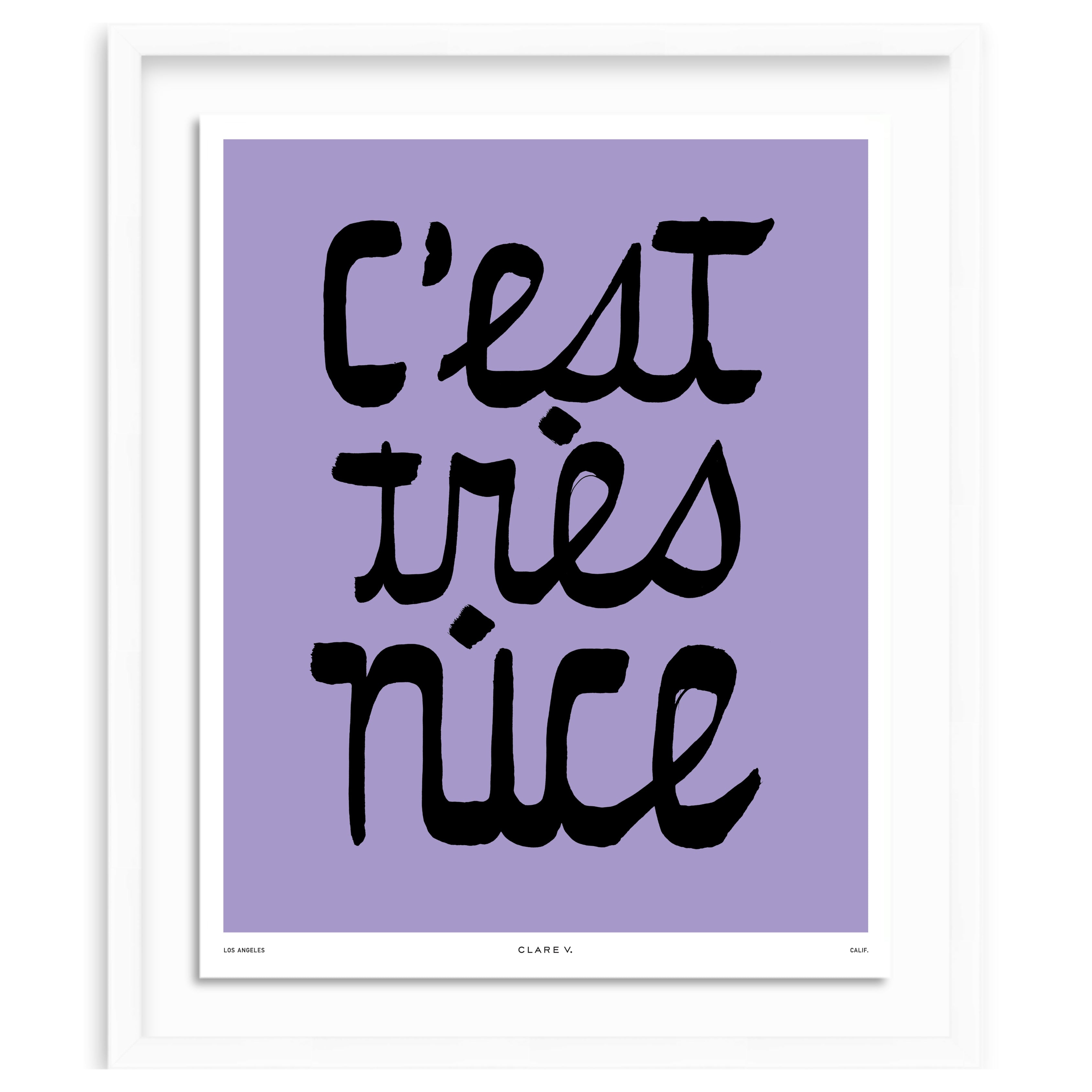 C'est Trés Nice Art Print