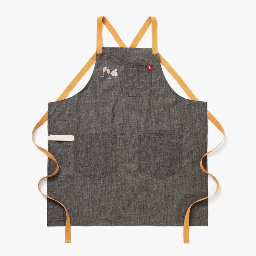 Champagne & Oysters Apron - Crossback