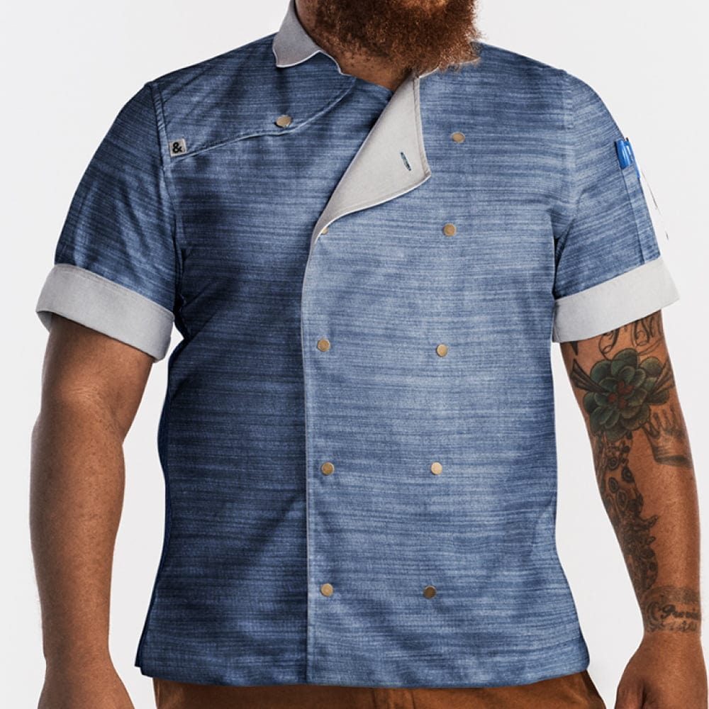 Chef Coat - Bluefin