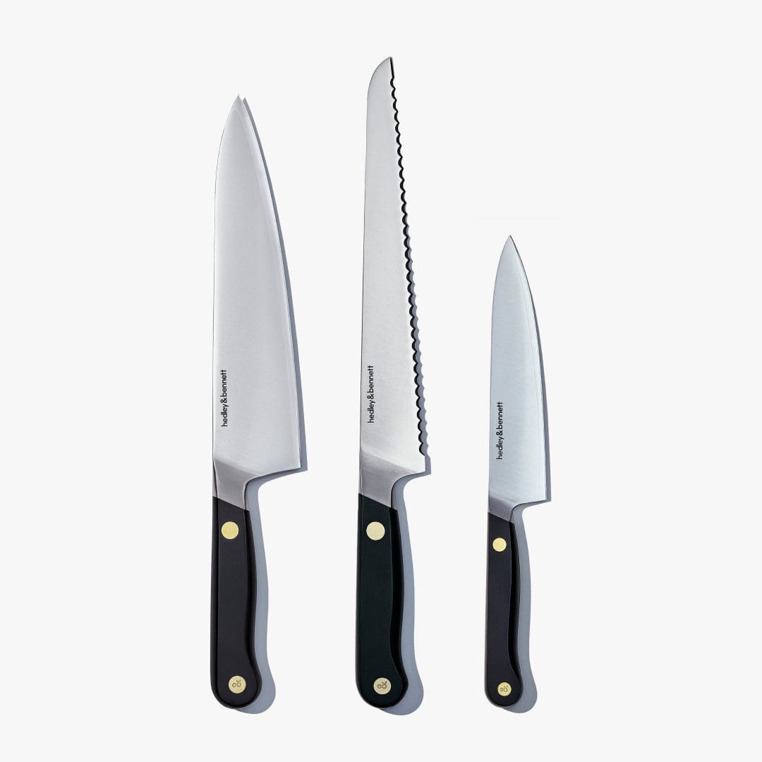 Chef's Knife Set - Caviar Black