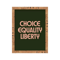 Choice Equality Liberty