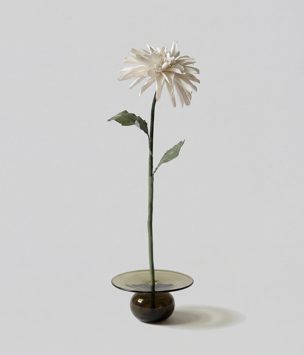White Chrysanthemum Beeswax Paper Flower