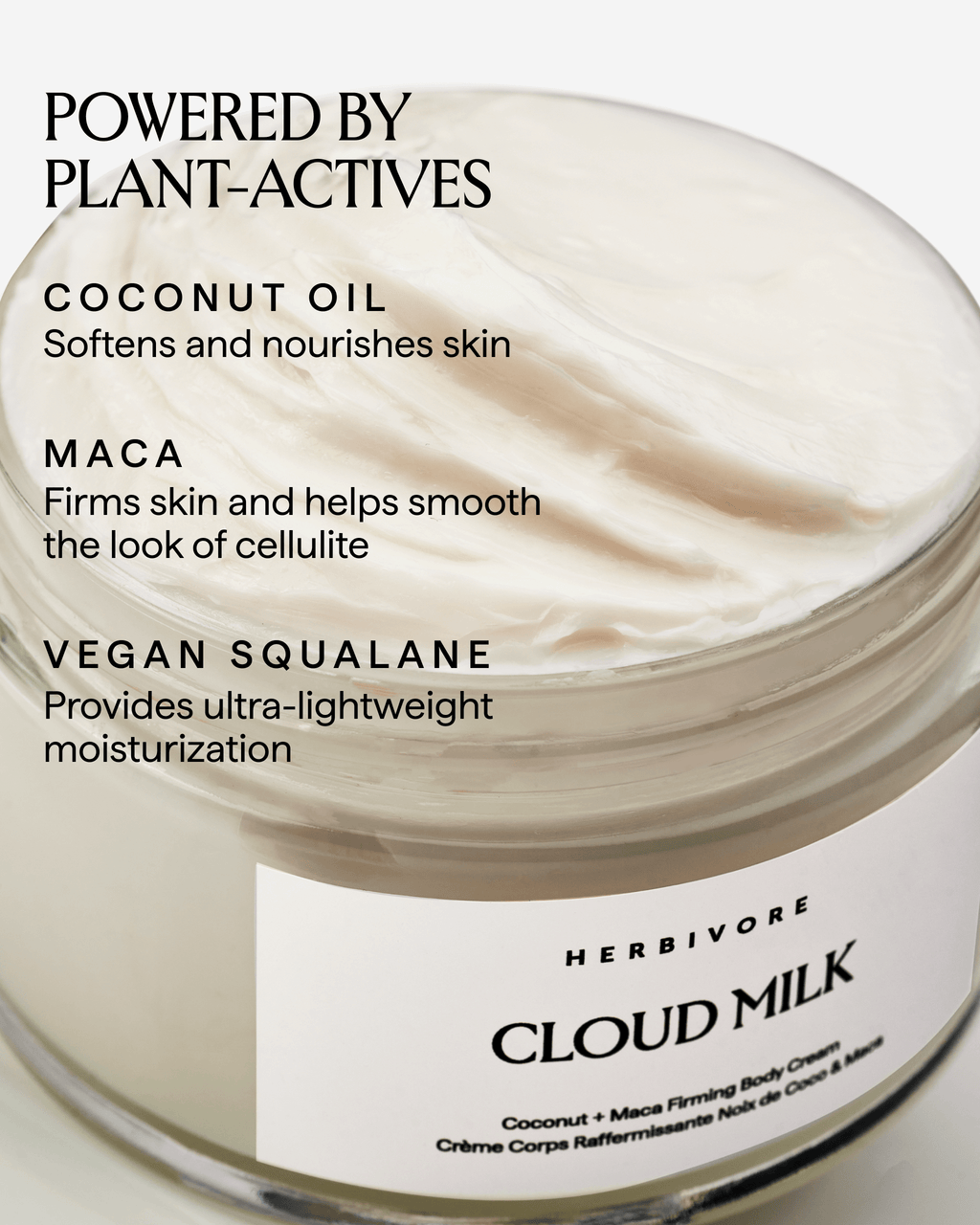CLOUD MILK Coconut + Maca Firming Body Cream