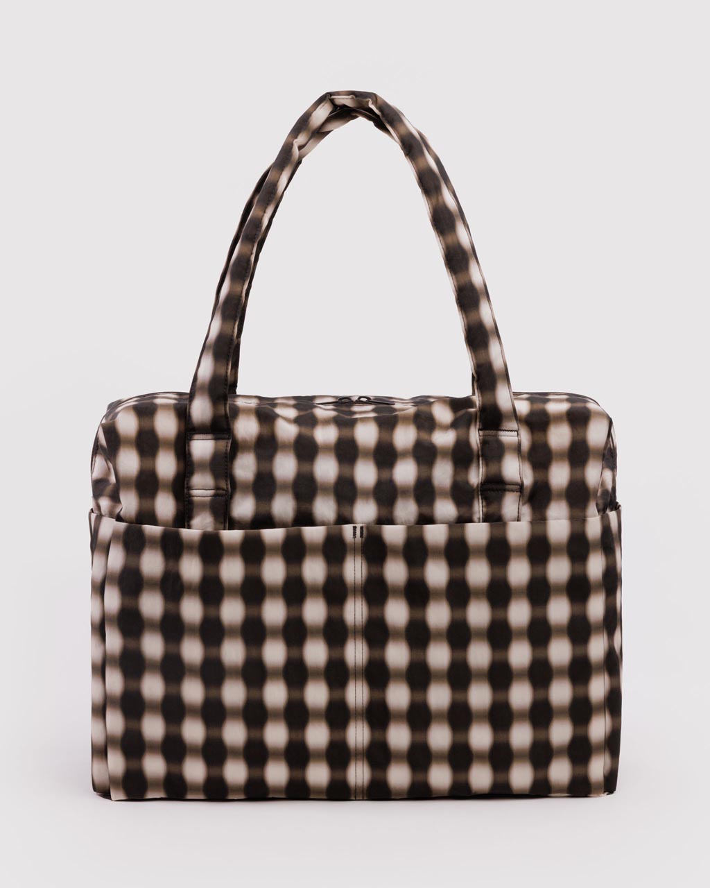 Cloud Carry-on Bag - Blurred Gingham Brown