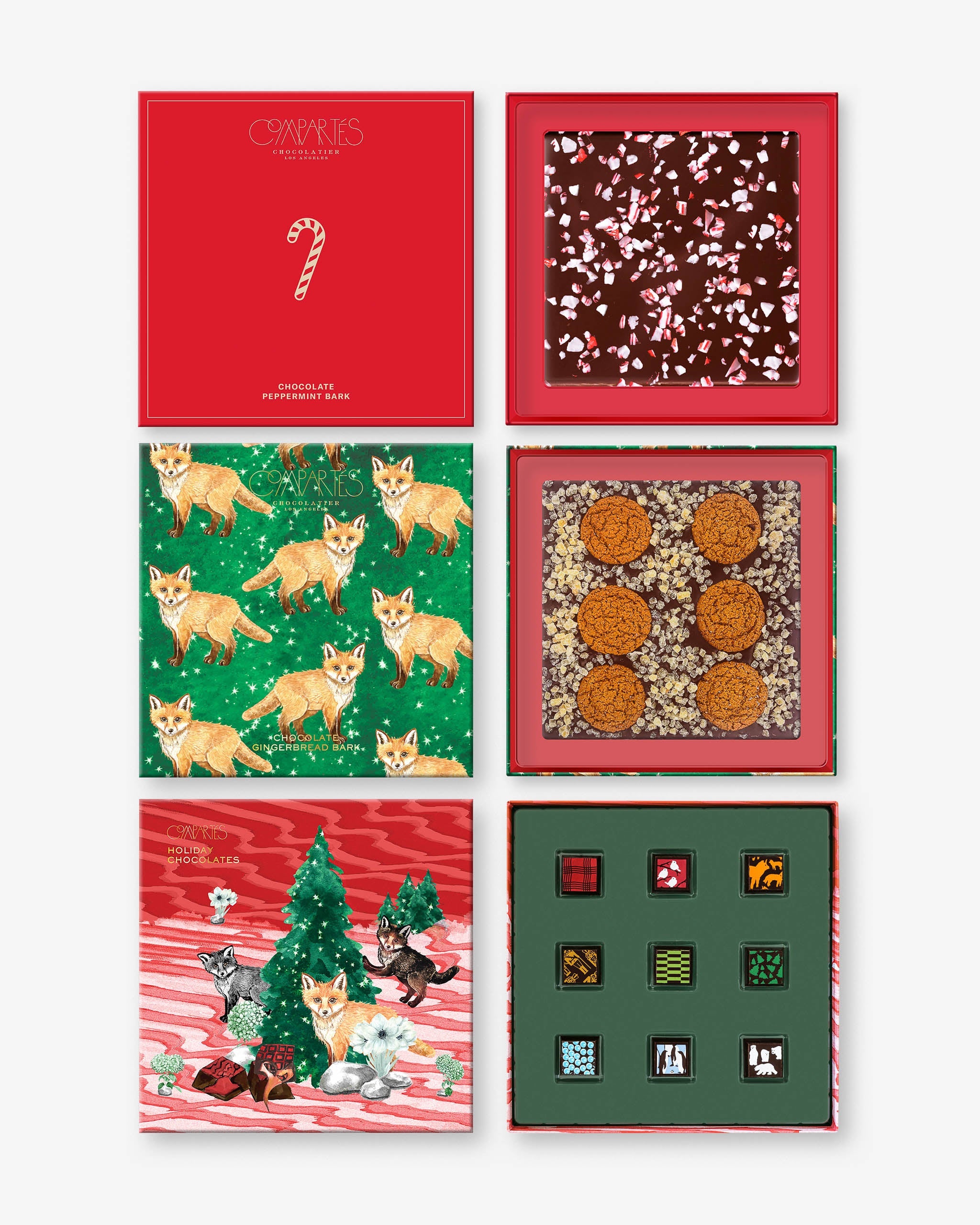 Holiday Chocolate Gift Box Trio