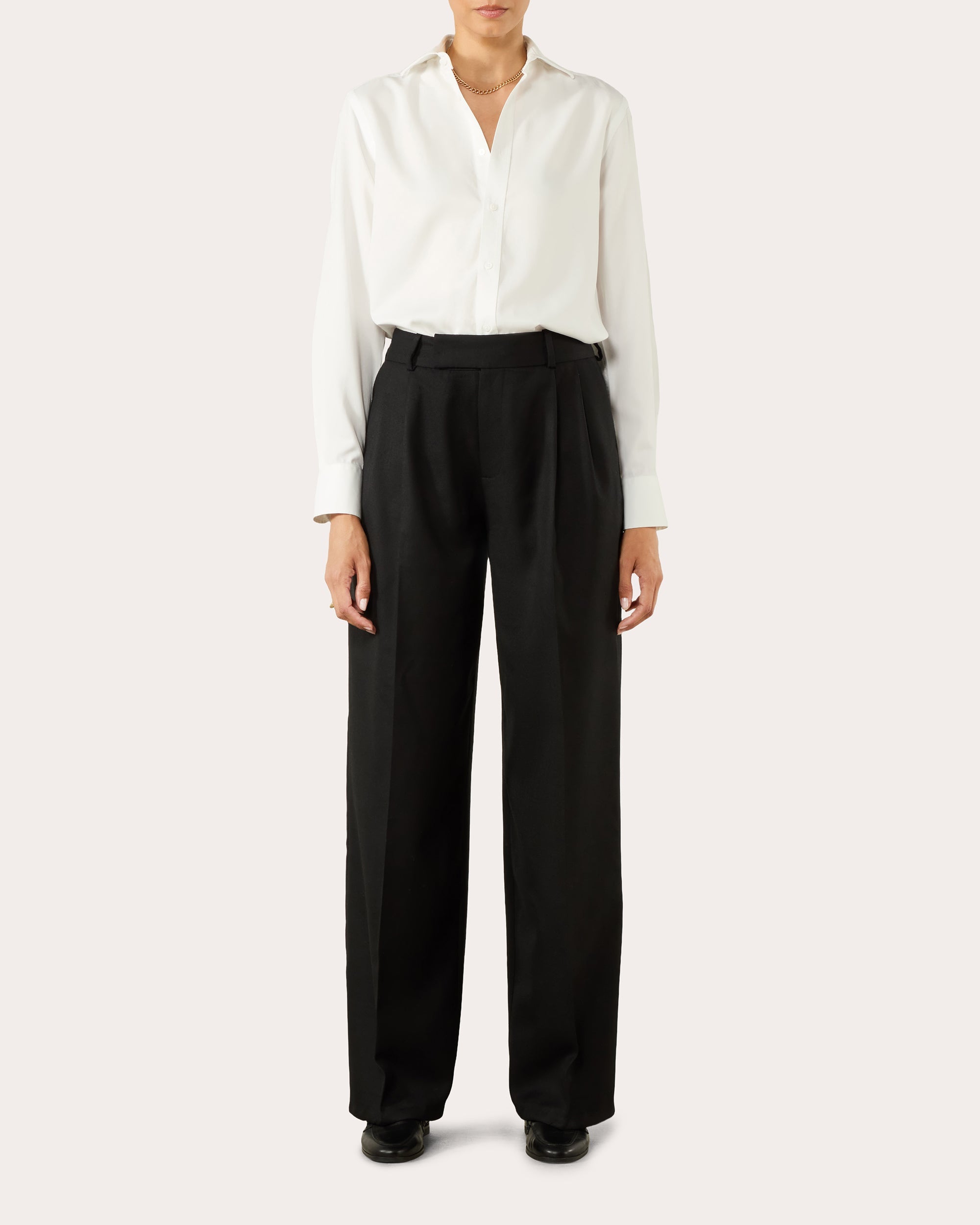 Rampling Wool Wide-Leg Trousers