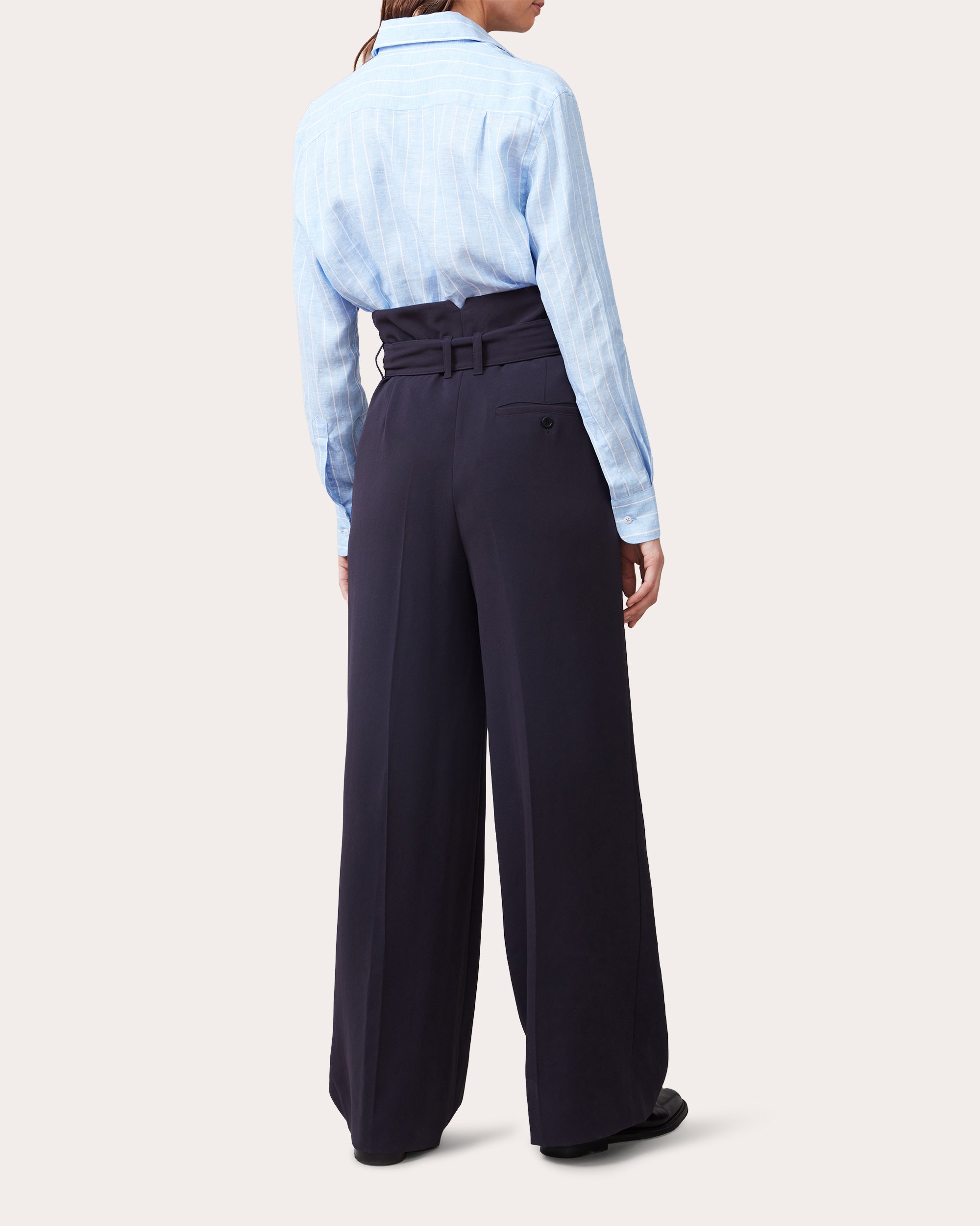 The Boyfriend Linen Stripe Shirt
