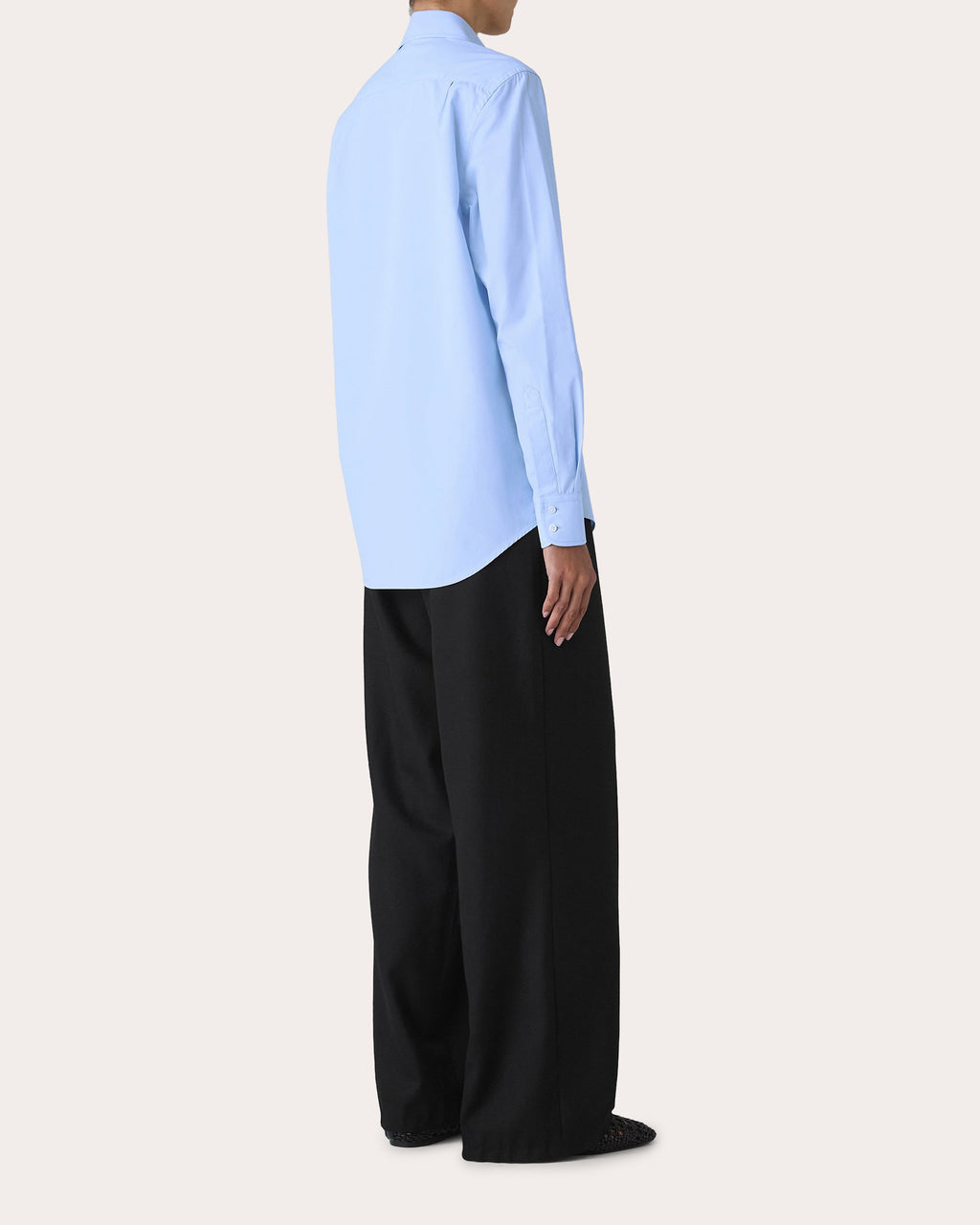 The Boyfriend Fine Poplin Button-Up