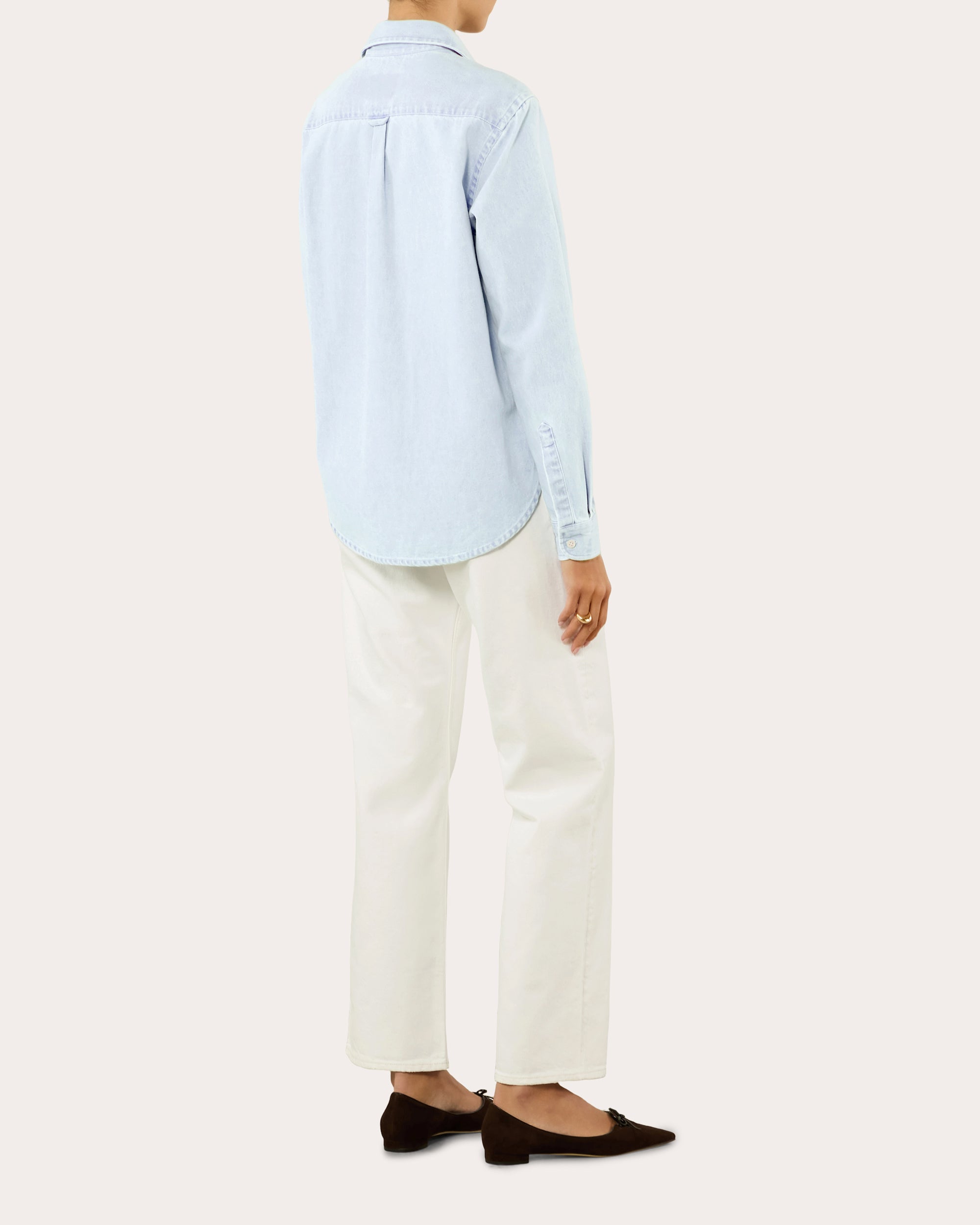 The Classic Denim Button-Up