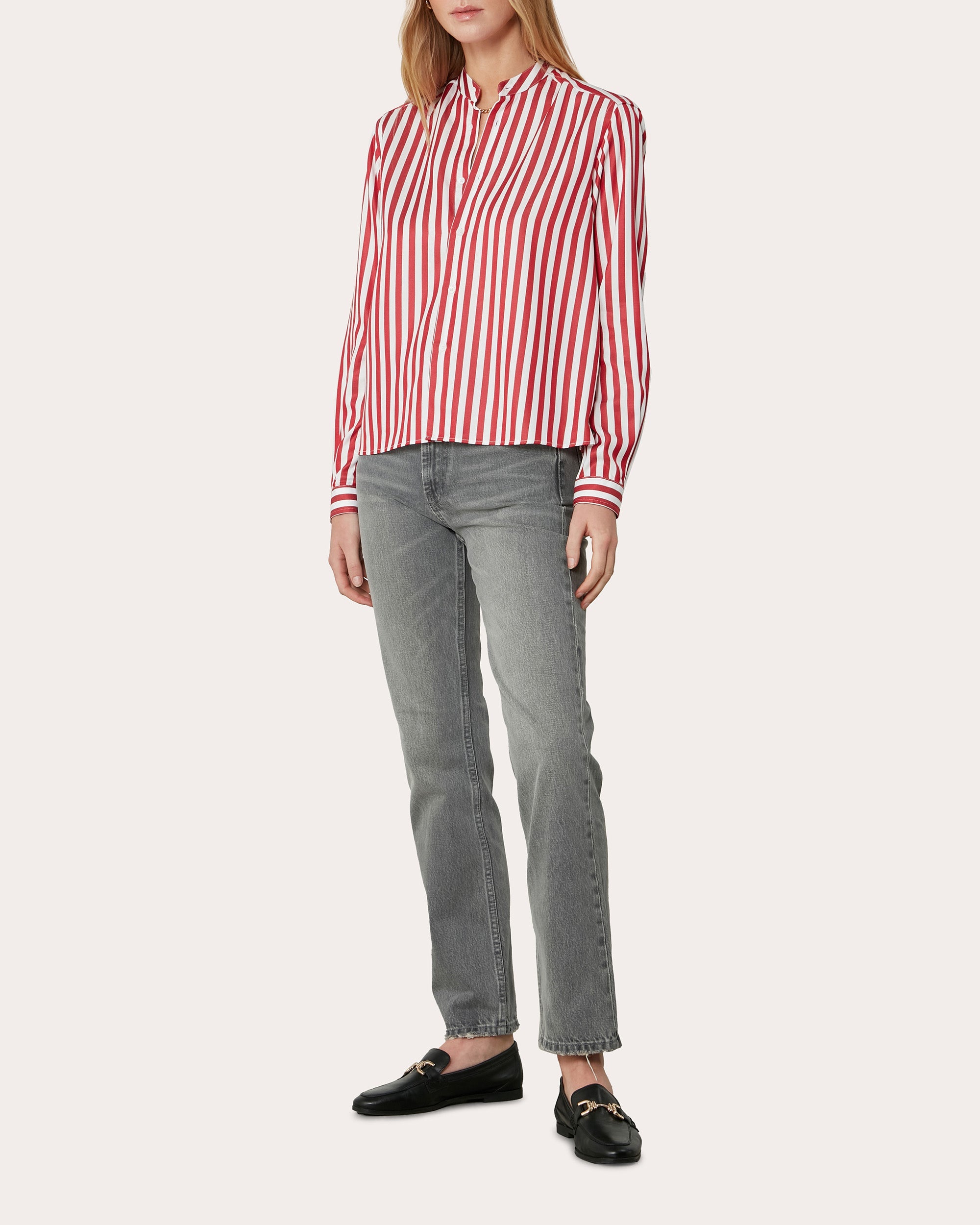 The Boyfriend Tencel™ Striped Shirt