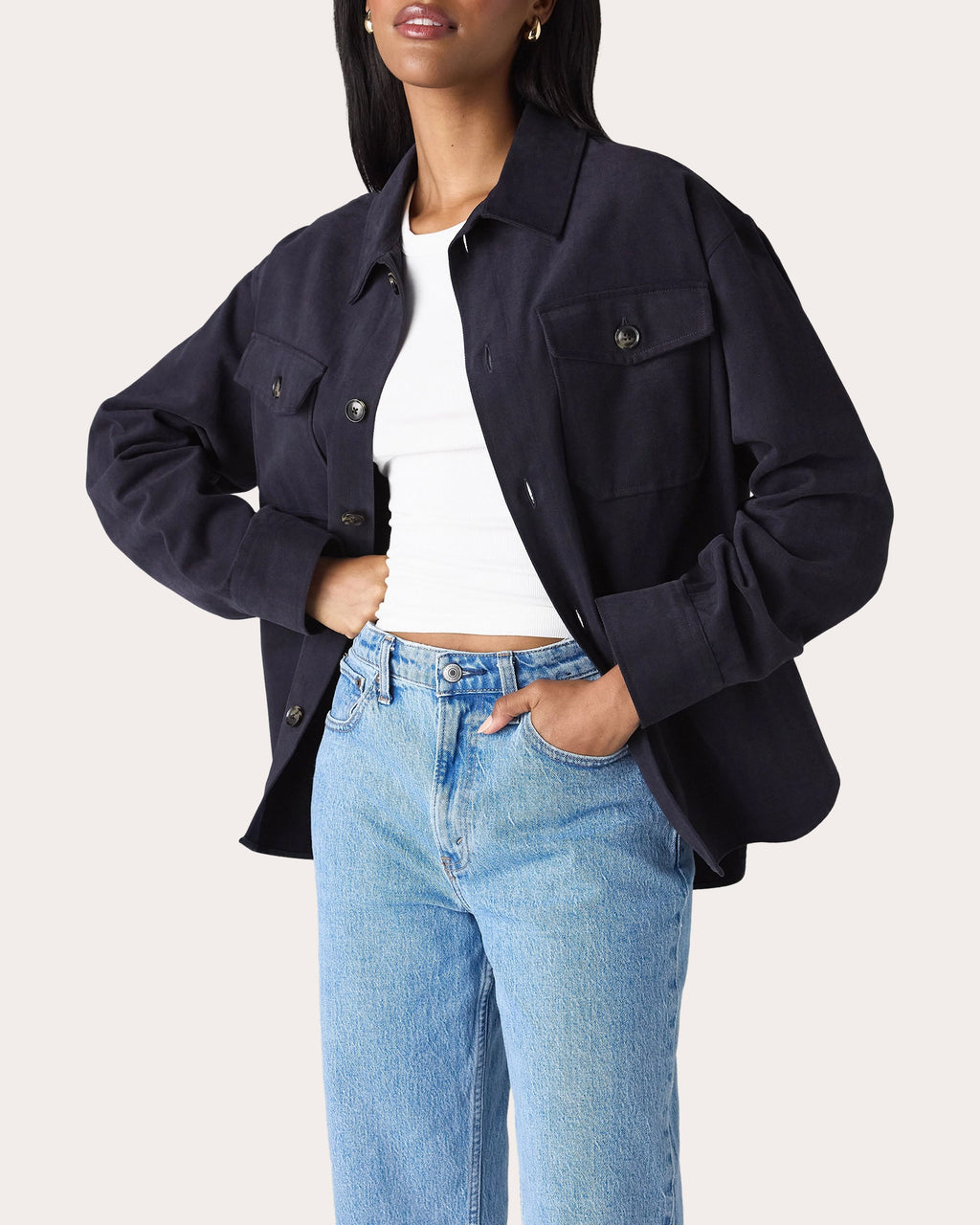 Stow Brushed Twill Overshirt